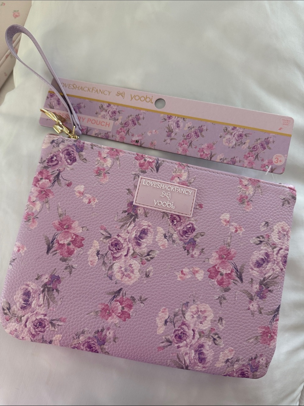 LoveShackFancy x Target - Yoobi Floral Wristlet Pouch
